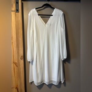 INC International Concepts Cream Dress